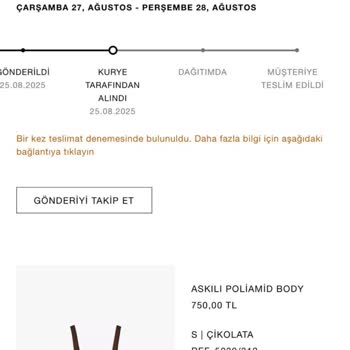 Zara Online Siparişim Teslim Edilmedi, İade Sürecinde Mağduriyet Yaşıyorum