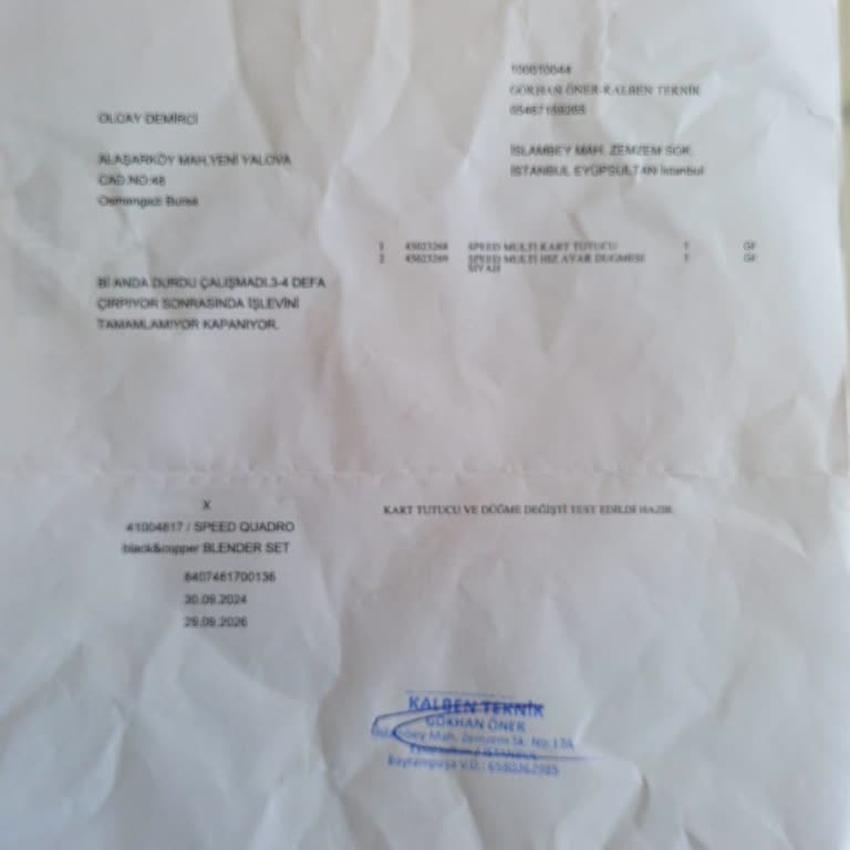 Aynı Arıza Tekrar Ediyor, Çözüm Sunulmuyor: Ücret İadesi Talebim Reddedildi