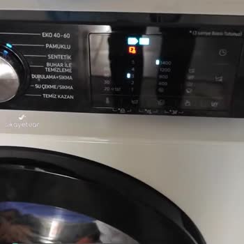 Samsung Çamaşır Makinesi 11kg Arızası!