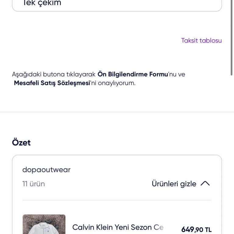 Shopier'de Kredi Kartı İle Taksitli Ödeme Seçeneği Sunulmuyor