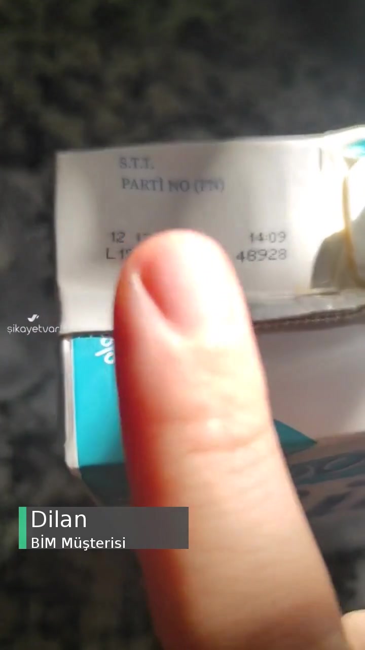 BİM Tarihi Geçmemiş Süt Çürük Çıktı videonun kapak resmi