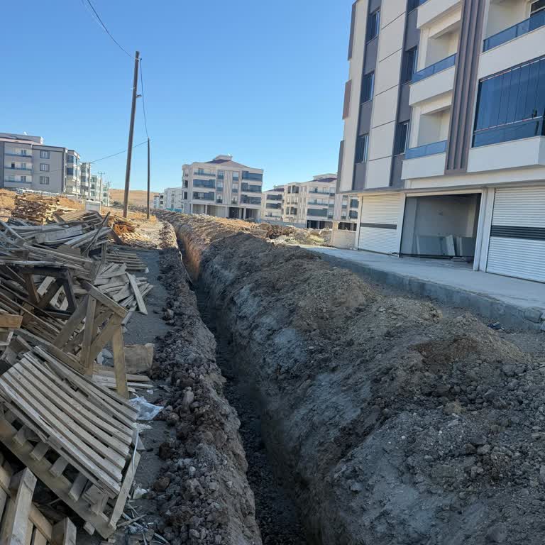 Yol Çalışmaları Nedeniyle Site Ve Okul Yoluna Erişim Sorunu