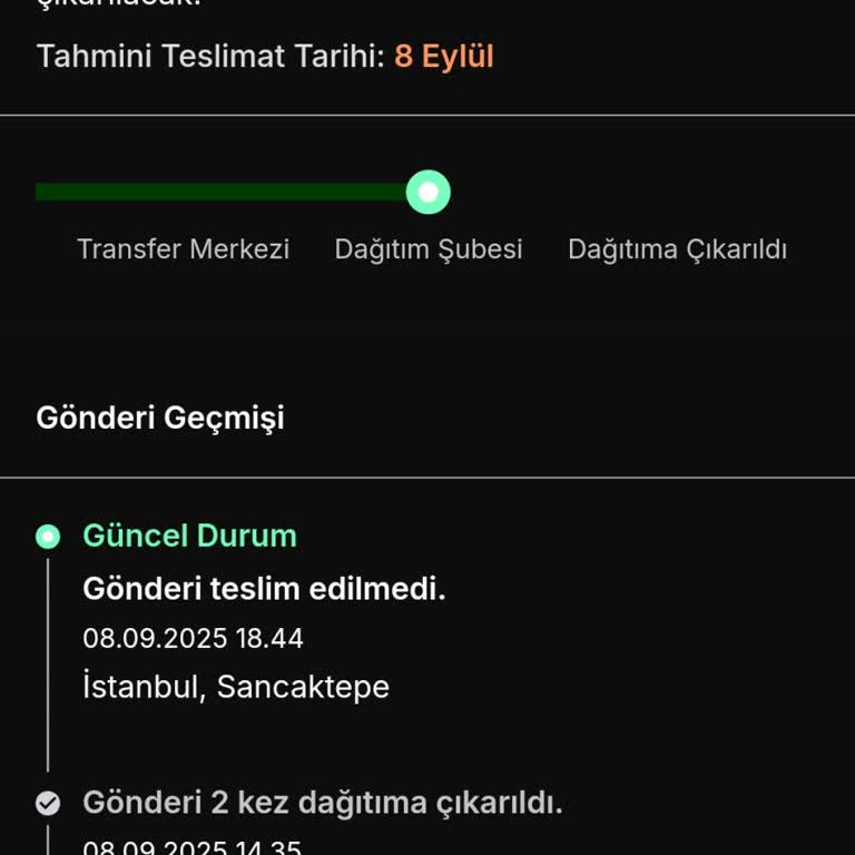 Teslim Edilmeyen Kargo Ve Yanıltıcı Bilgilendirme Nedeniyle Yaşanan Mağduriyet