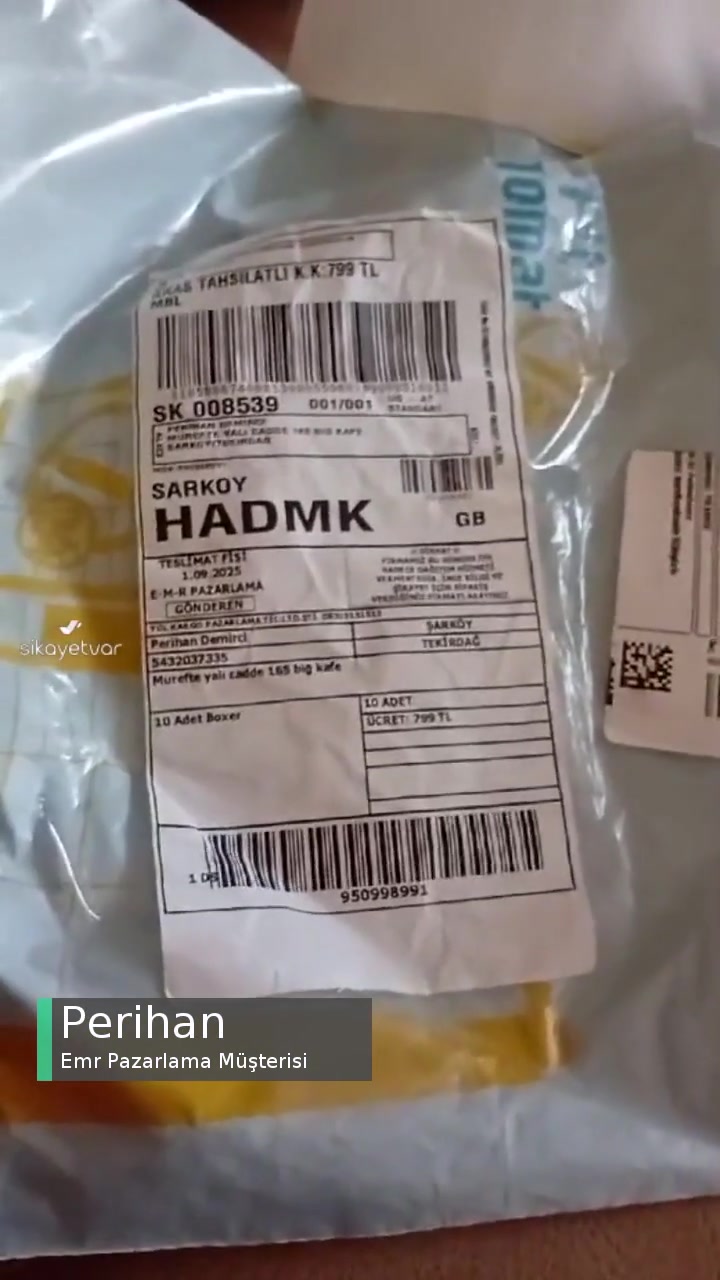 Emr Pazarlama İade Talebi videonun kapak resmi