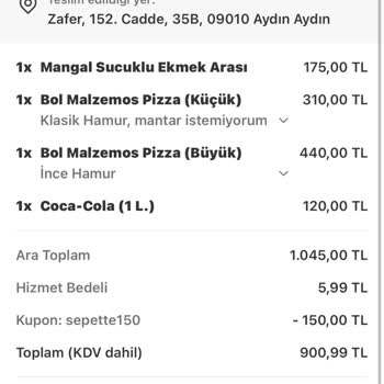 Alerjime Rağmen Pizzama Peynir Konulması Ve İlgisiz Yaklaşım