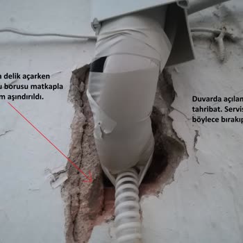 Klima Montajında Oluşan Hasarın Giderilmemesi Ve Servis İlgisizliği