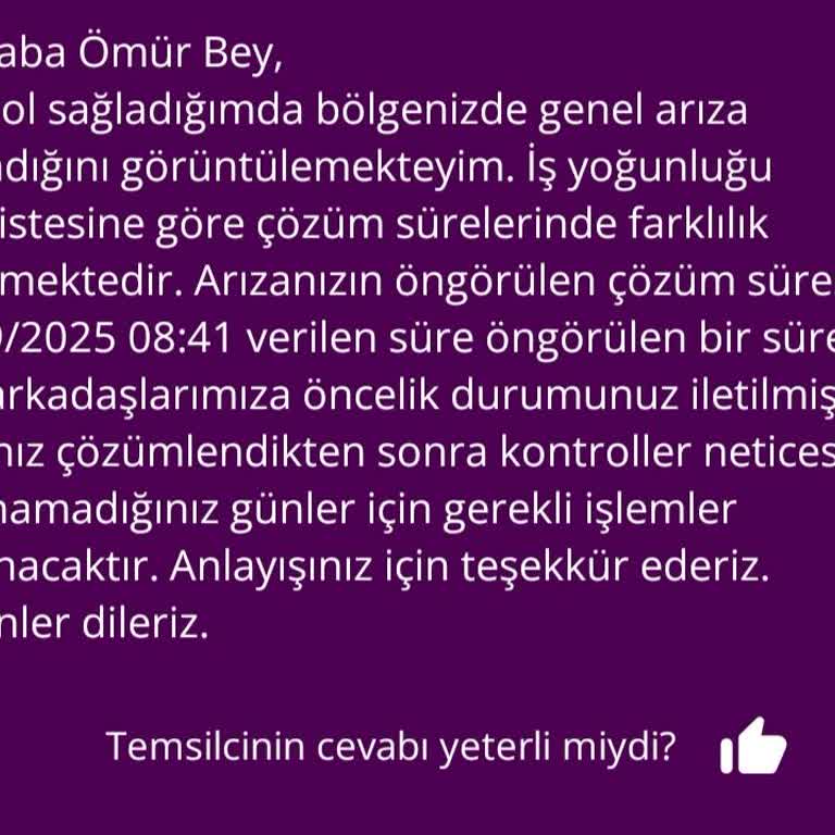 Uzun Süreli İnternet Kesintisine Çözüm Bekliyorum