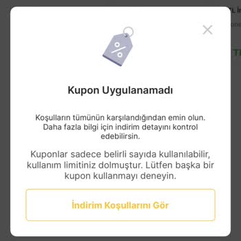 Migros Hemen Kupon Hakkım Hatalı Şekilde Engellendi, Mağduriyetimin Giderilmesini İstiyorum