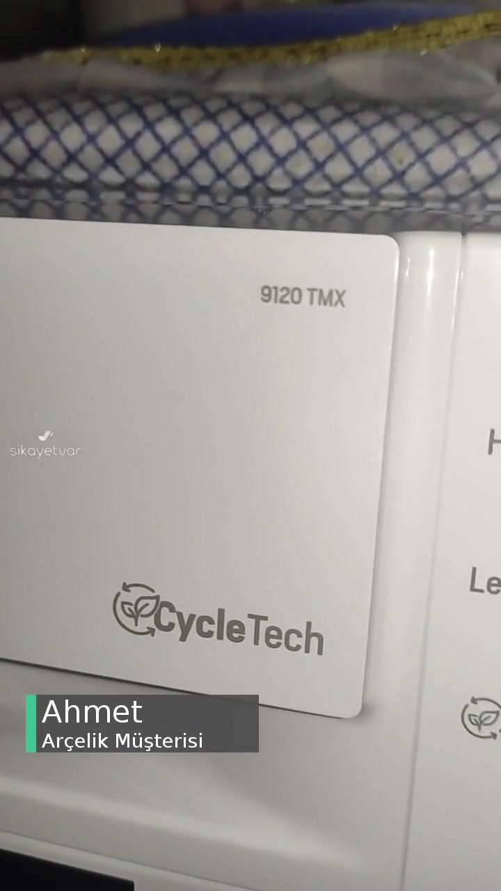 Arçelik 9120 Tmx Çamaşır Makinesi Kazan Problemi videonun kapak resmi