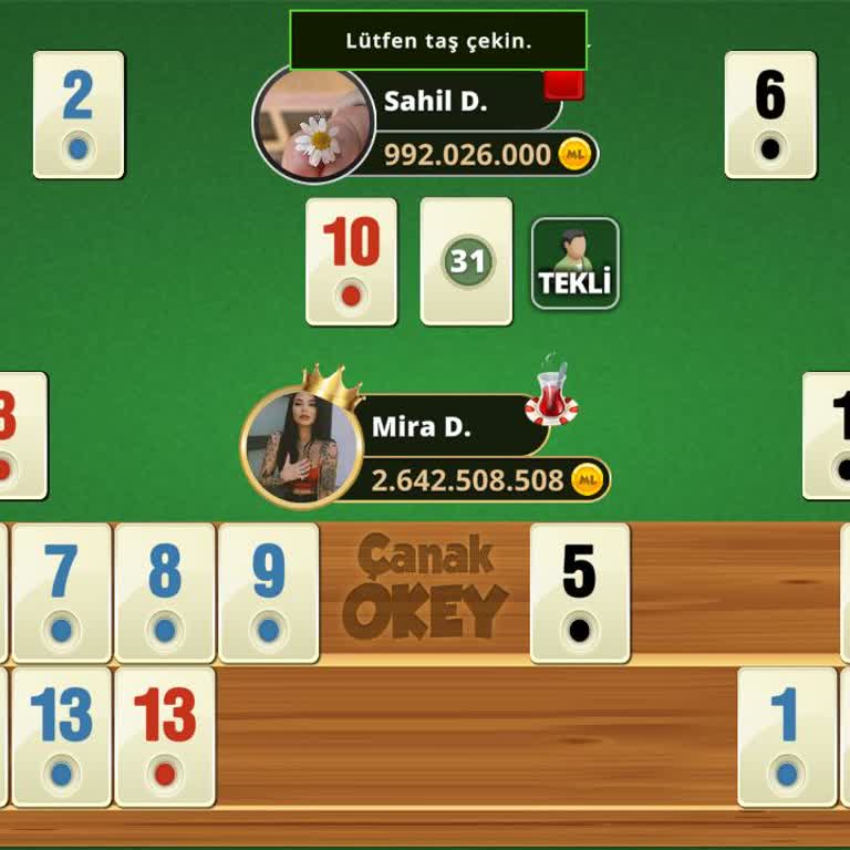 Vuvy Çanak Okey'de Oyun Sırasında Mil Kaybı Ve Destek Eksikliği