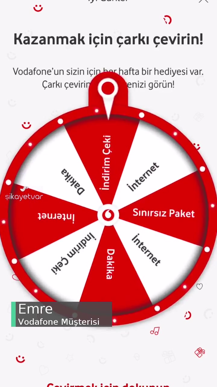 Vodafone Çark Çevrilmiyor videonun kapak resmi