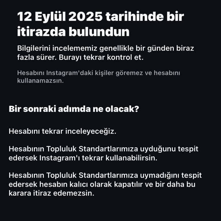 Instagram Hesabım Gerekçesiz Kapatıldı, Mağduriyetim Giderilsin!