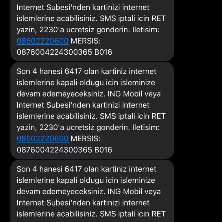 Kullanılmayan Kart Bilgilerimin İzinsiz Kullanımı Ve Güvenlik Endişesi