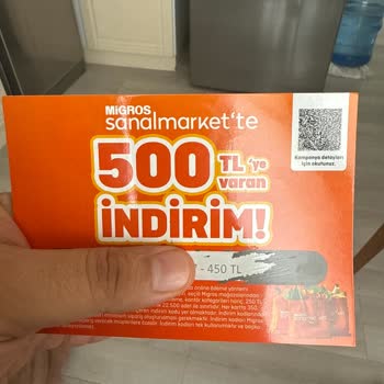 Kazandığım Migros Hediye Kuponu İlk Siparişimde Geçerli Olmadı, Mağduriyet Yaşadım