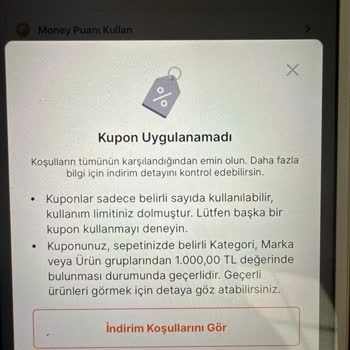 Kazandığım Migros Hediye Kuponu İlk Siparişimde Geçerli Olmadı, Mağduriyet Yaşadım
