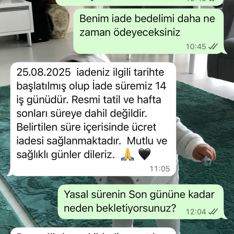 İade Edilen Elbisemin Ücreti Aylardır Ödenmedi Mağdurum