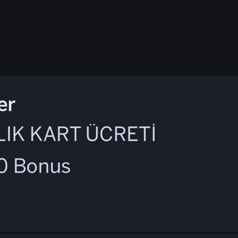 Haksız Kart Aidatı İadesi Talebim