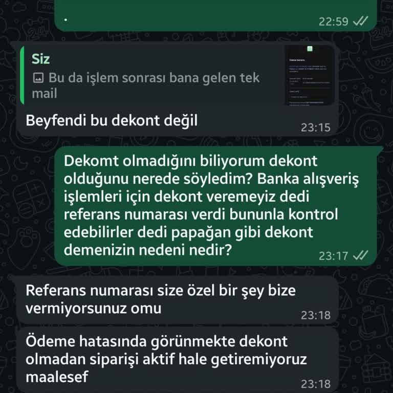 Ödeme Farkı Ve İlgisiz Müşteri Hizmeti Mağduriyeti