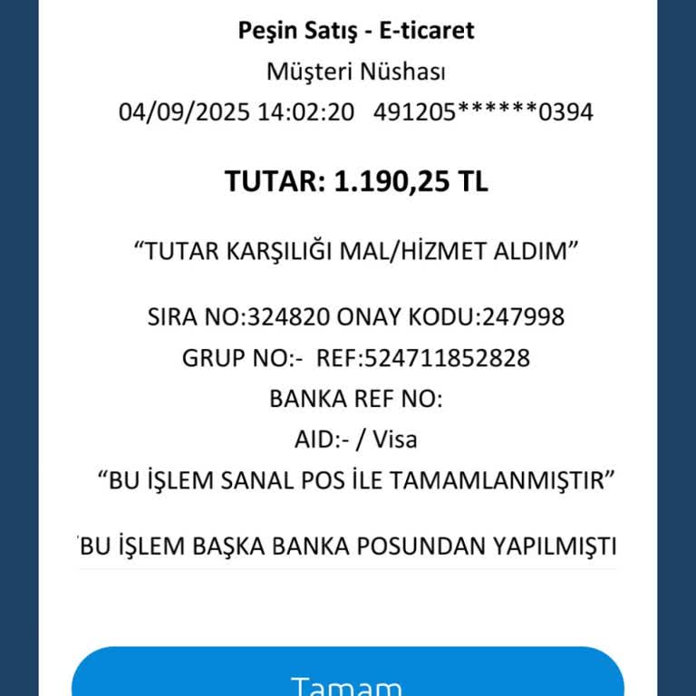 Sipariş Sonrası Bilgilendirme Ve Teslimat Yapılmadı Mağduriyet Yaşıyorum