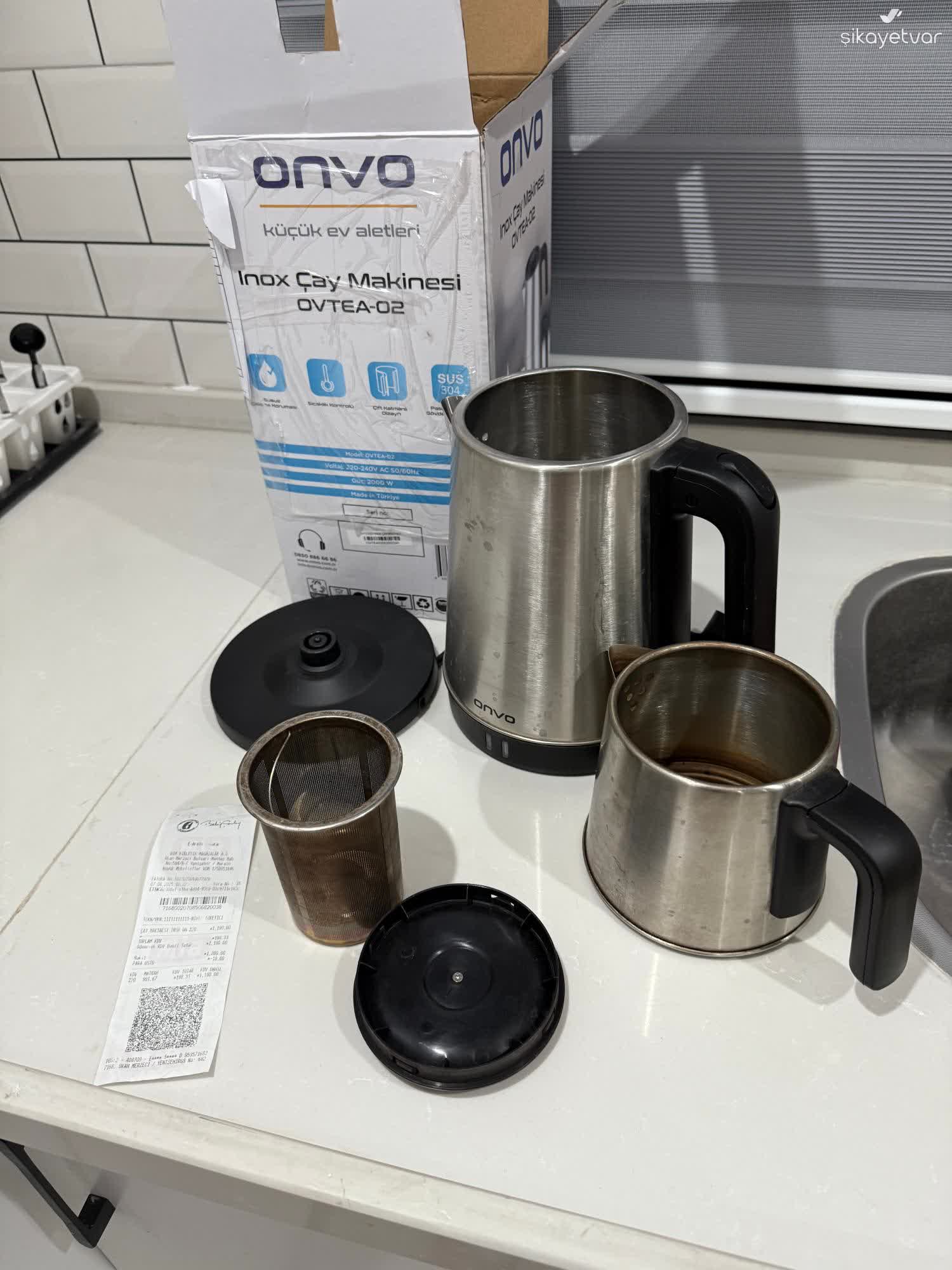 Onvo Servisten Gelen Çay Makinesi Eski Ve Paslı Çıktı Mağduriyetim ...