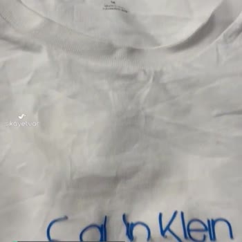 Calvin Klein Tişörtümün Baskısı Kalktı