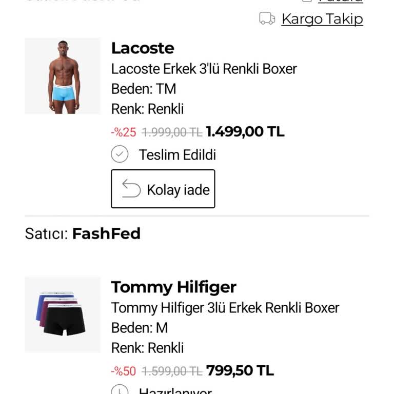 Fashfed Siparişim 6 Gündür Kargoya Verilmedi Müşteri Hizmetleri Güvenimi Sarstı