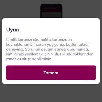 QNB Finansbank Uygulamasında Kimlik Okuma Sorunu Nedeniyle Bankacılık İşlemlerim Aksadı