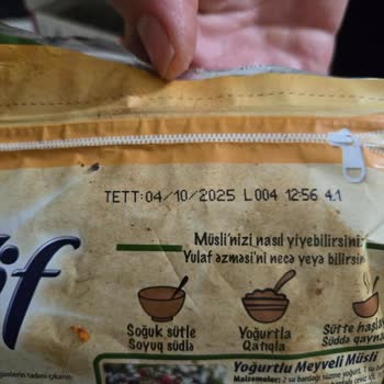 Yeni Açılan Müsli Böcekli Çıktı, Yedikten Sonra Fark Ettim