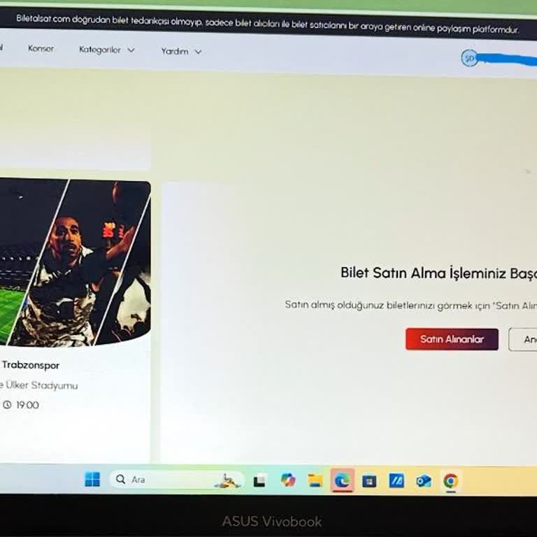 Satın Aldığım Maç Biletleri Hesabıma Yüklenmedi, İade Veya Çözüm Bekliyorum