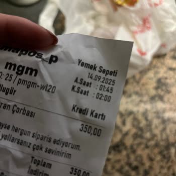 Soğuk Çorba Ve Geç Teslimat Mağduriyeti