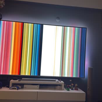 Philips TV 86 İnch 4K UHD Android TV Ekranda Dikey Çizgiler Var!