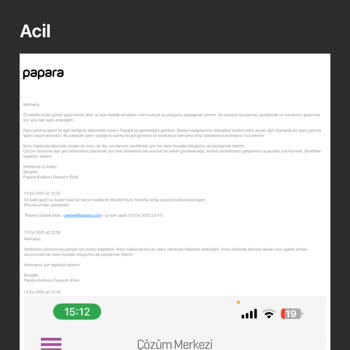 Papara'ya Yüklediğim Para Hesabıma Geçmedi, Mağdurum!