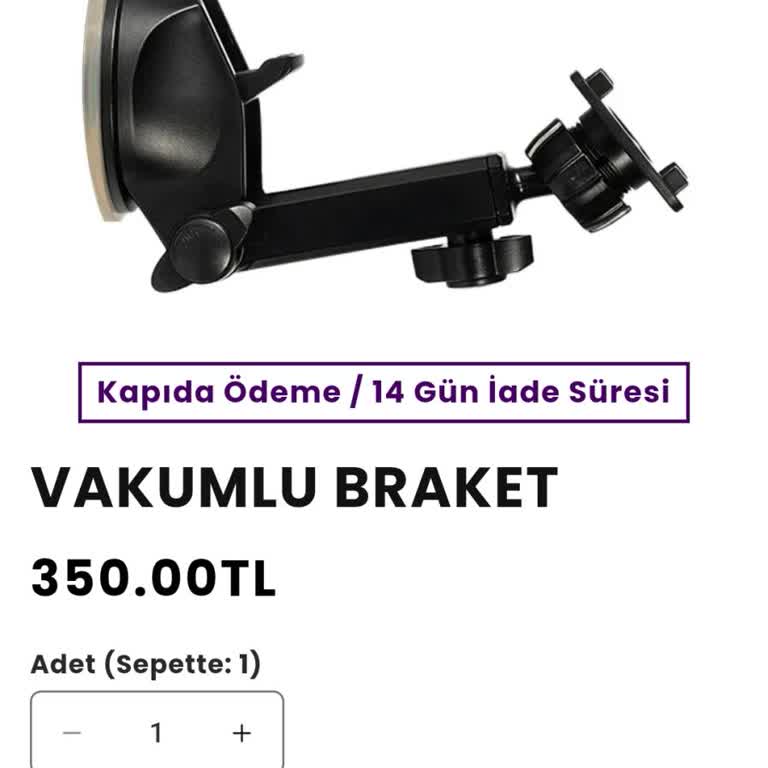 Blazecar (blazecar.shop)  Ekran İçin Gerekli Olan Cam Vantuzu Eksik Çıktı