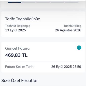Taahhüt Sonrası Beklenmedik Yüksek Fatura Mağduriyeti