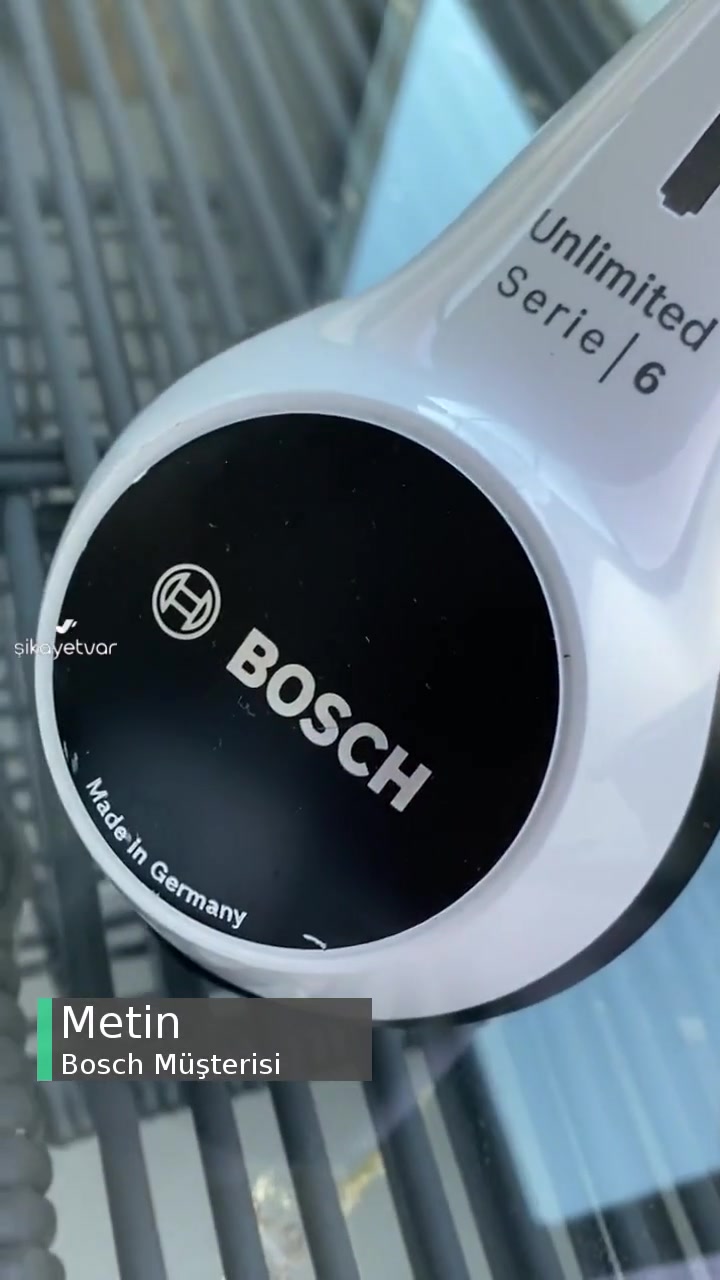 Bosch Unlimited Serie 6 Dikey Süpürge Toz Haznesinin Tırnağı Kırıldı! videonun kapak resmi