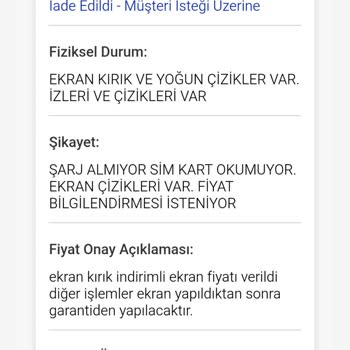 Garanti Kapsamındaki TCL Akıllı Saatim İçin Ücretsiz Tamir Veya Değişim Talebim Var