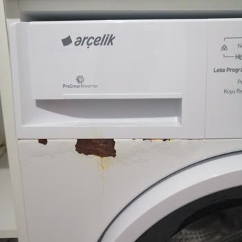 Arçelik Çamaşır Makinesinde Erken Paslanma Ve Su Sızıntısı Sorunu