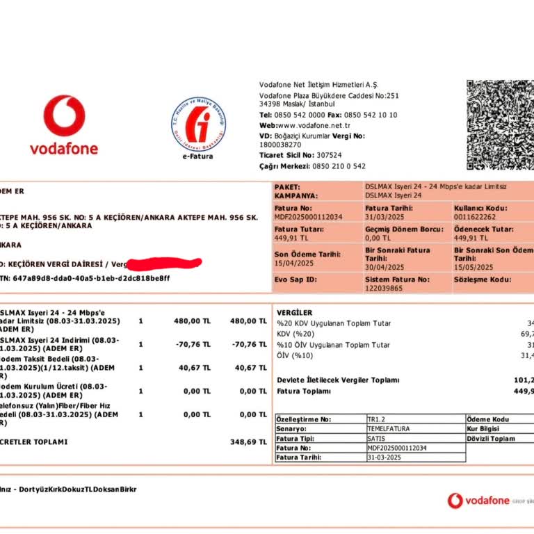 Vodafone Sözleşmeye Aykırı Fatura Artışı Ve Müşteri Hizmetleri İlgisizliği