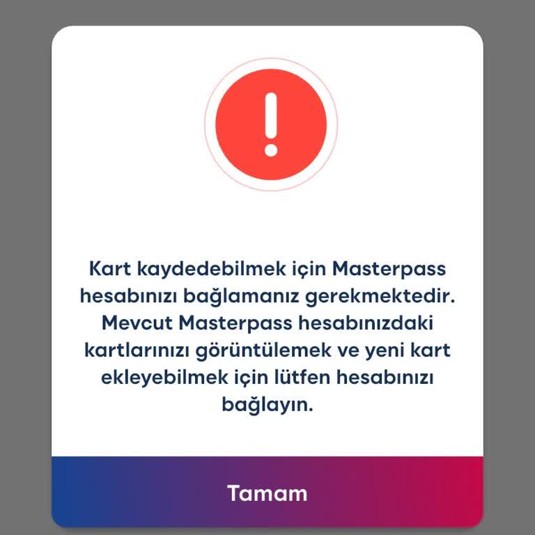 Masterpass Hesabıma Doğrulama SMS'i Ulaşmıyor, İşlem Tamamlanamıyor
