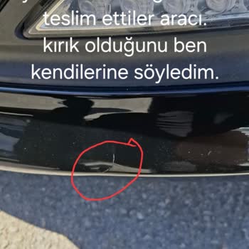 26 Gündür Tampon Sorunu Çözülemeyen Araç Ve İlgisiz Servis