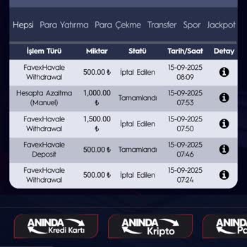 Çekim Talebim Haksız Gerekçeyle İptal Edildi, Bakiyem Silindi