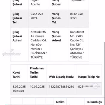Sürat Kargo Dağıtıma Çıkmayan Kargo