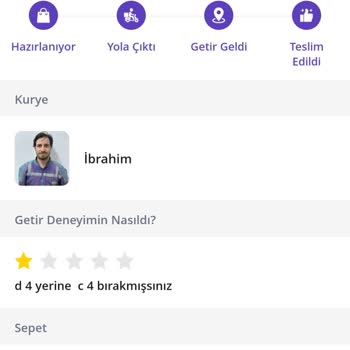Getir Siparişim Teslim Edilmedi Ücret İadesi Yapılmıyor