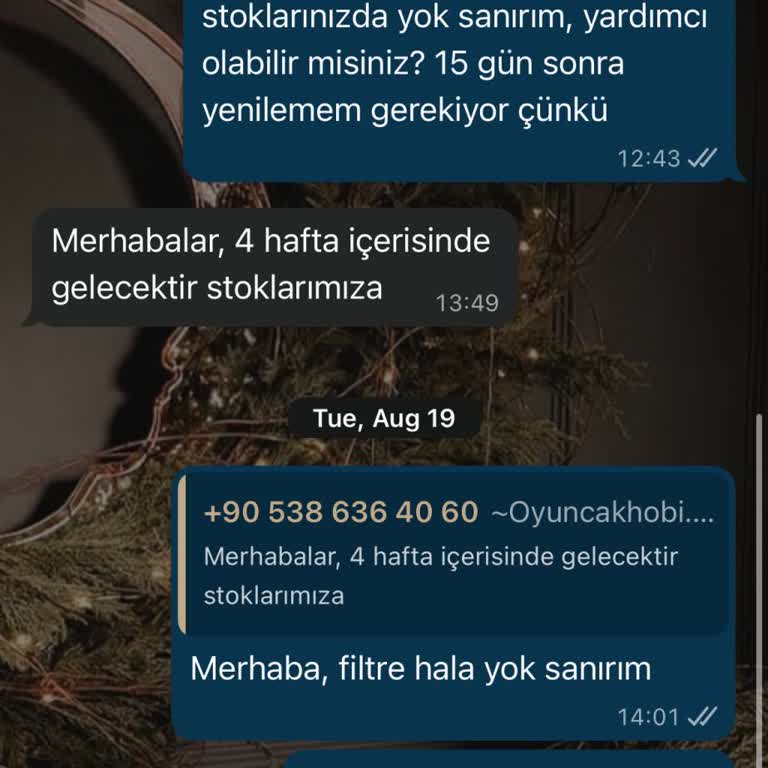 Satın Aldığım Su Sebilinin Yedek Filtresi Temin Edilmiyor, Mağduriyet Yaşıyorum
