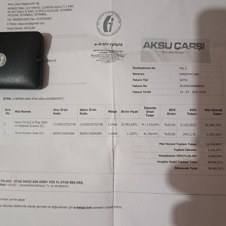Onvo Scooter Arızası Sonrası Değişim Sürecinde Mağduriyet Ve Ek Ücret Talebi