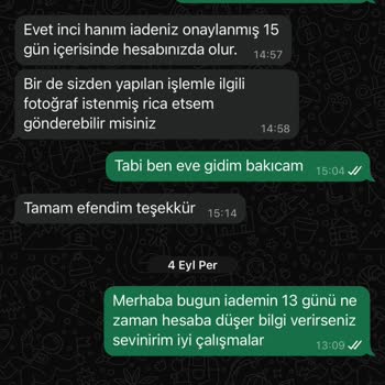 Sifon Arızası Sonrası Para İadesi Yapılmıyor Firma Telefonlarıma Cevap Vermiyor