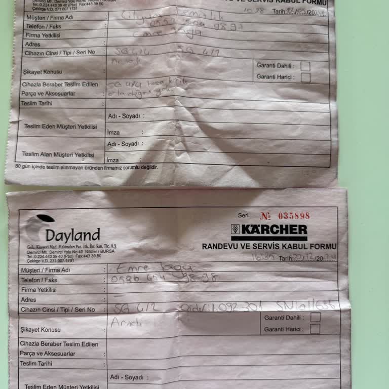 Karcher Serviste Uzun Bekleme Ve Tekrarlayan Arıza Sonrası Ücret Talebi Mağduriyeti