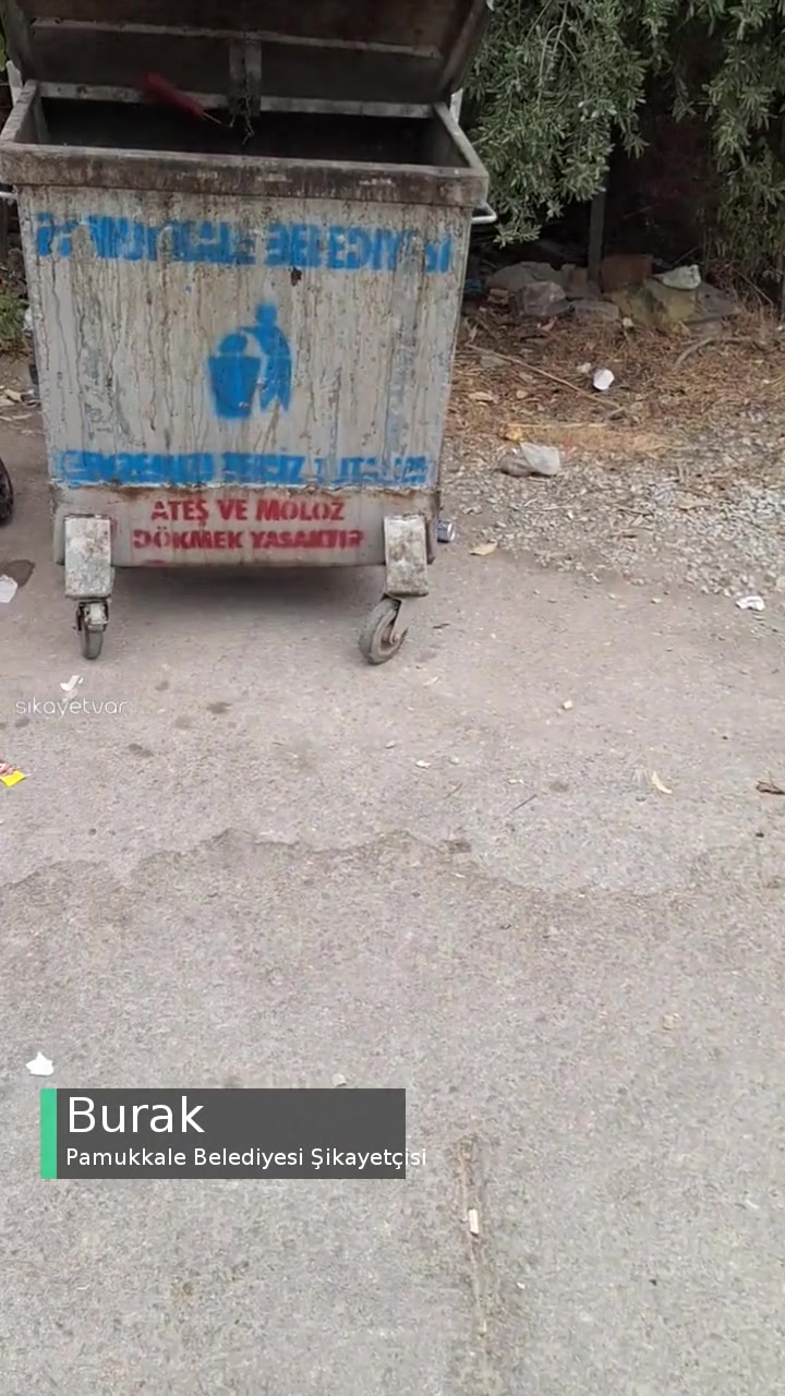 Pamukkale Belediyesi 5077 Sokak Zeytinköy Hiç Süpürülmüyor! videonun kapak resmi