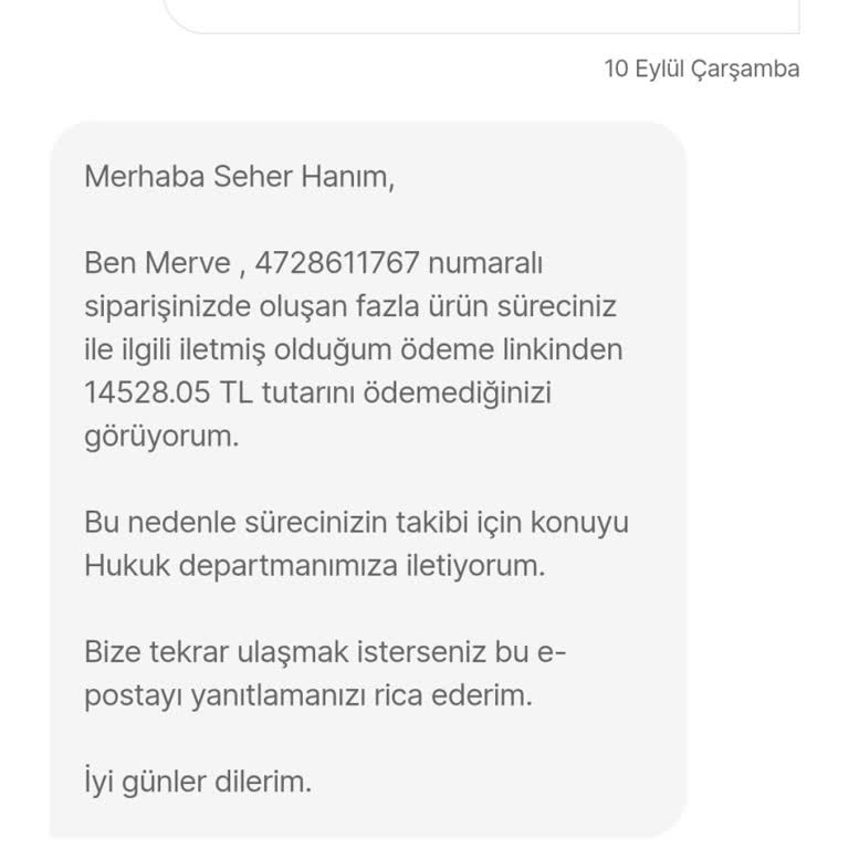 Taksitle Aldığım Gardırop İçin Peşin Ödeme Baskısı Ve Destek Eksikliği