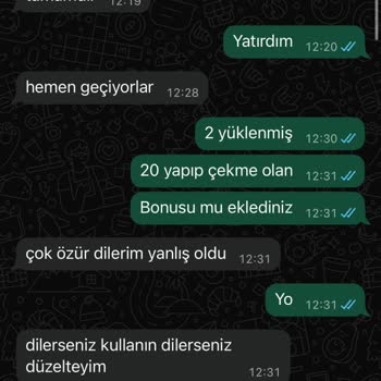 Yanlış Bonus Nedeniyle Bakiyemin Silinmesi Tehdidiyle Karşılaştım
